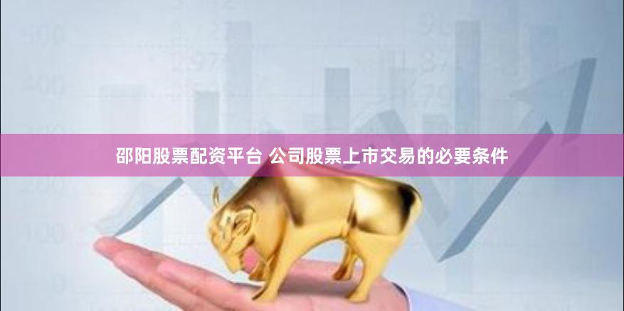 邵阳股票配资平台 公司股票上市交易的必要条件